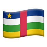 Центральноафриканская Республика Apple Emoji