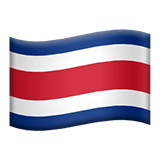 Коста-Рика Apple Emoji