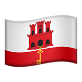 Гибралтар Apple Emoji