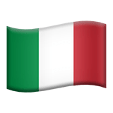 Италия Apple Emoji
