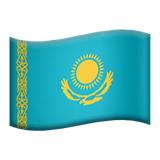 Казахстан Apple Emoji