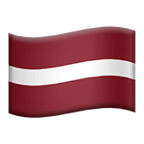 Латвия Apple Emoji