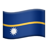 Науру Apple Emoji