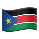 Южный Судан Apple Emoji