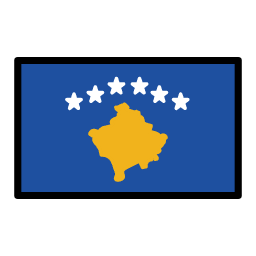 Республика Косово OpenMoji Emoji